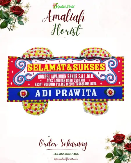 Papan Bunga Ucapan Selamat Dwimulyo